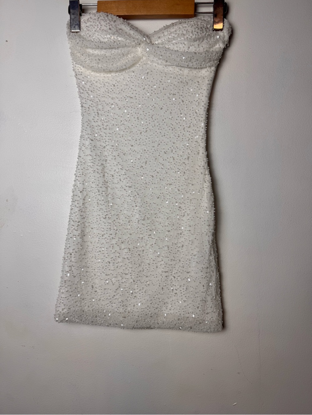 Brand new Windsor white beaded dress Size-Small